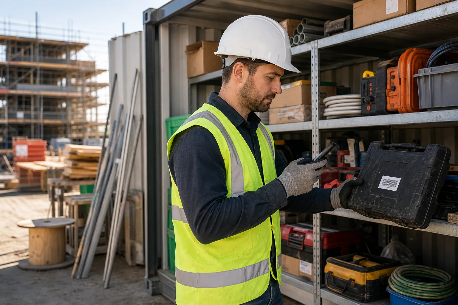 Flux d’inventaire pour Application d’inventaire pour chantier