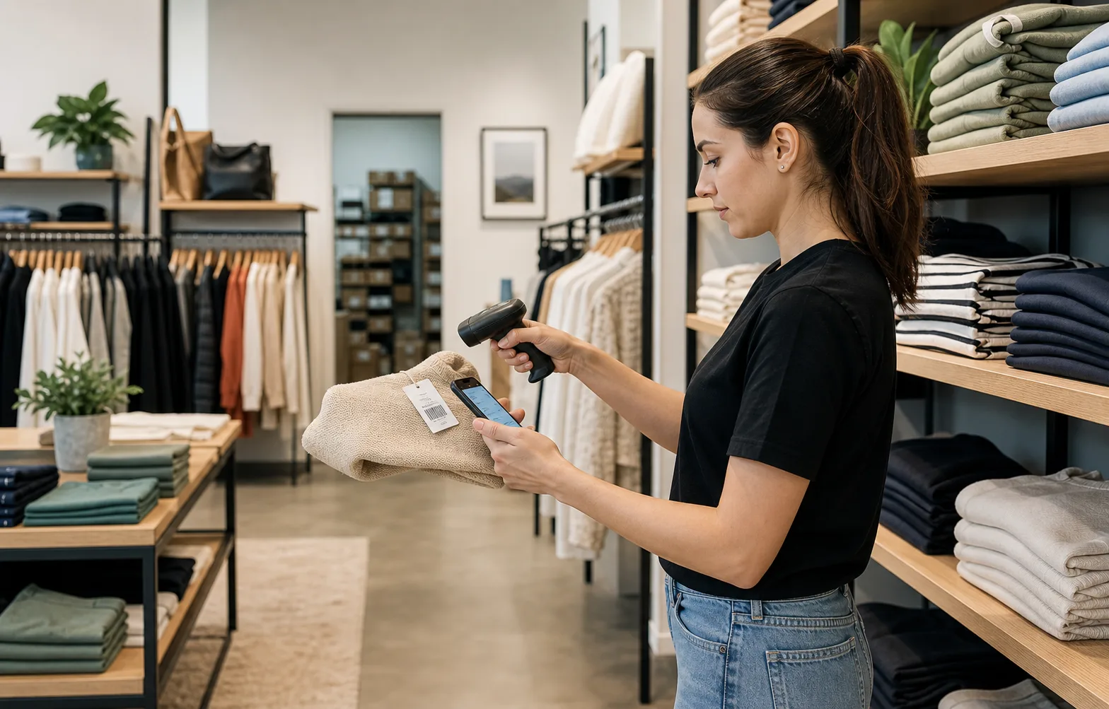 Flux de scan d’inventaire pour Application d’inventaire pour magasins